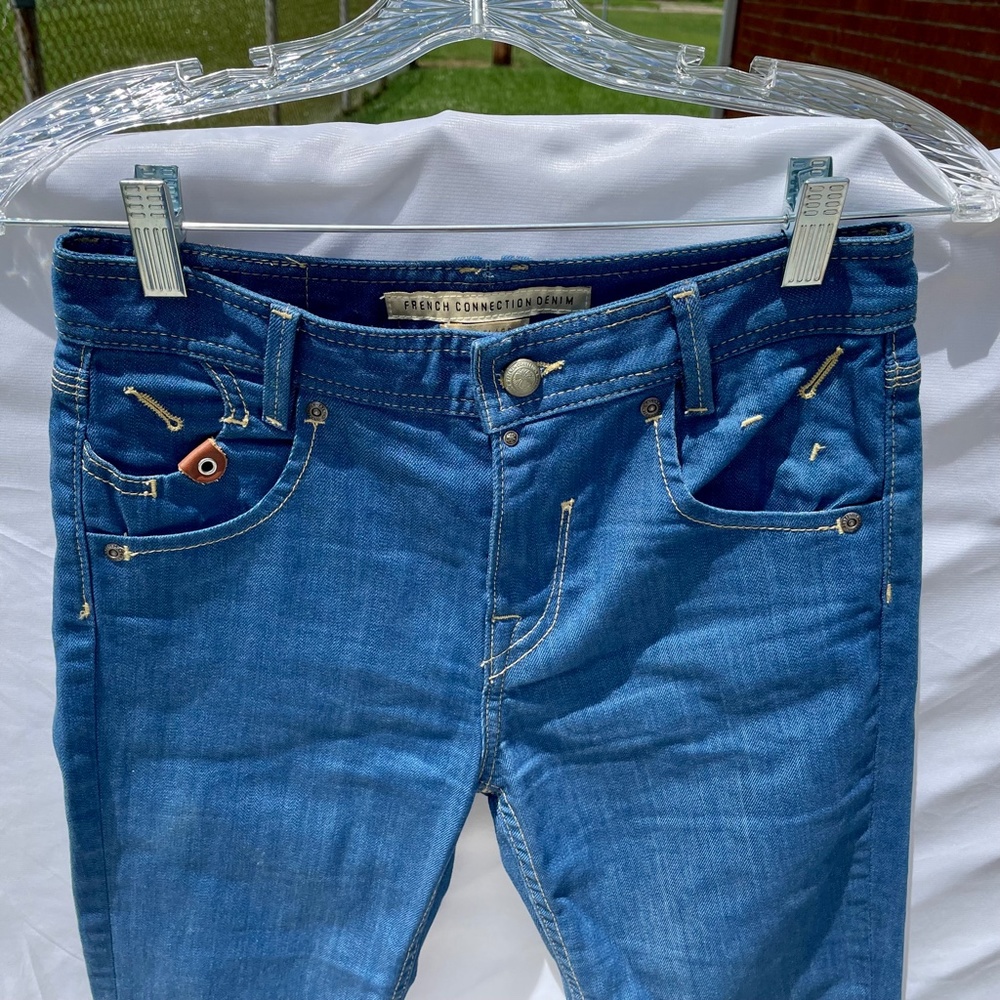 French Connection Boot Flare In Solid True Blue - image 2